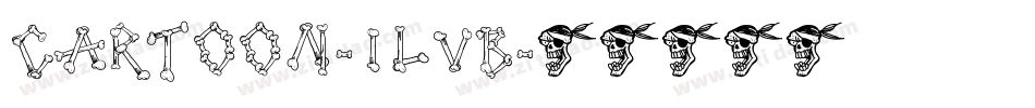 Cartoon-1LVB字体转换