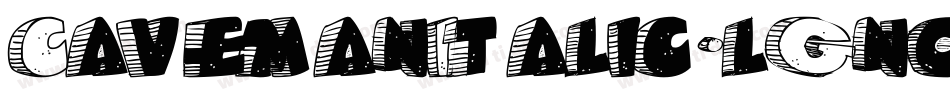 CavemanItalic-lGnq字体转换