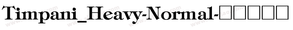 Timpani_Heavy-Normal字体转换