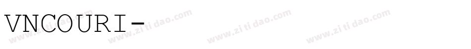 VNCOURI字体转换