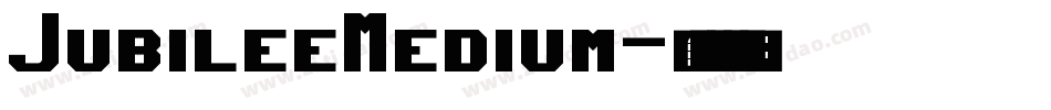 JubileeMedium字体转换
