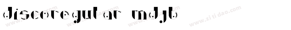 Discoregular-MdJB字体转换