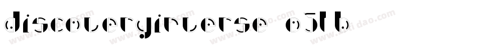 DiscoveryInverse-o5LB字体转换