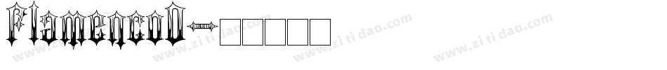 FlamencoD字体转换