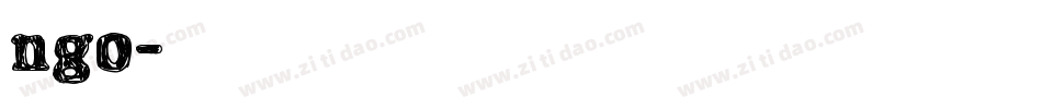 ngo字体转换