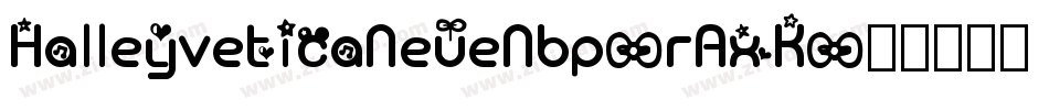 HalleyveticaNeueNbp-rAxK字体转换