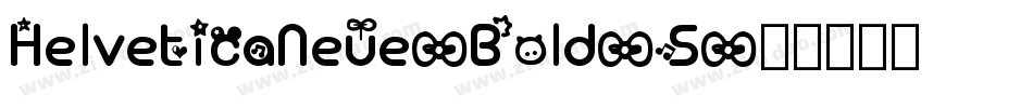 HelveticaNeue-Bold-S字体转换