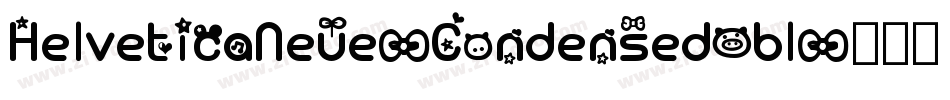 HelveticaNeue-CondensedObl字体转换