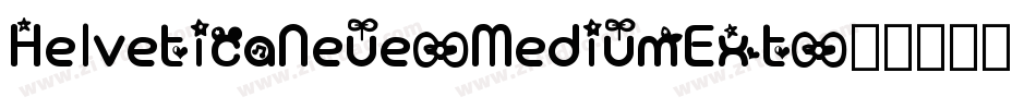 HelveticaNeue-MediumExt字体转换
