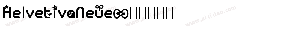 HelvetivaNeue字体转换
