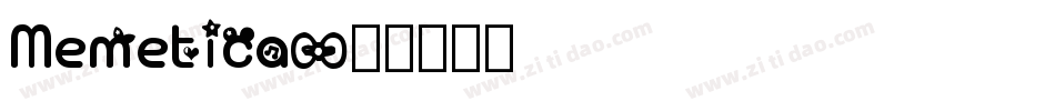 Memetica字体转换