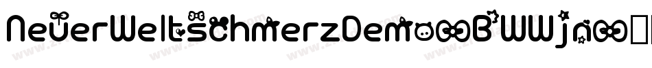 NeuerWeltschmerzDemo-BWWjn字体转换