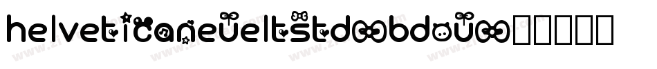 helveticaneueltstd-bdou字体转换