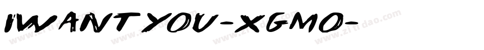 IWantYou-xGMO字体转换
