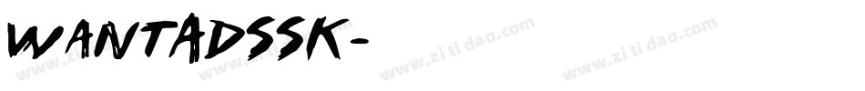 WantAdSSK字体转换