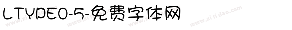 LTYPEO-5字体转换