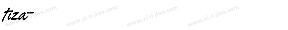 tiza字体转换