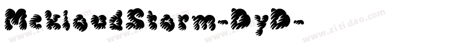 MckloudStorm-DyD字体转换