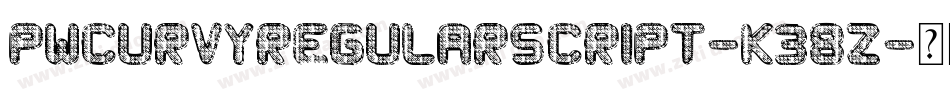 PwCurvyRegularScript-K38Z字体转换