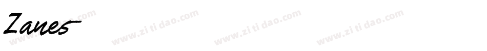 Zanes字体转换