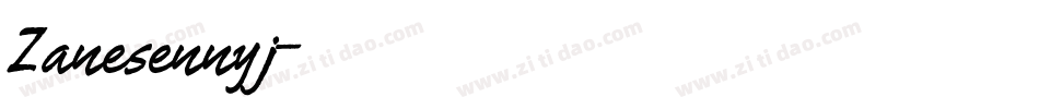 Zanesennyj字体转换