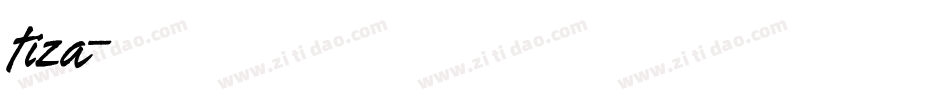tiza字体转换