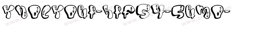 Knockout-HTF54-Sumo字体转换
