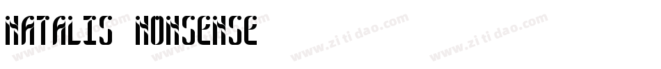 Natalis-Nonsense字体转换