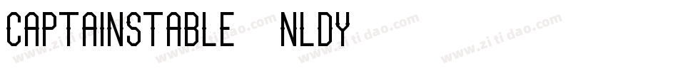 CaptainsTable-nLdY字体转换