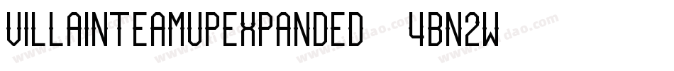 VillainTeamUpExpanded-4Bn2W字体转换