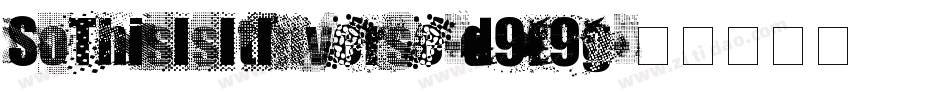 SoThisIsItInverse-d9r9g字体转换 SoThisIsItInverse-d9r9g字体转换