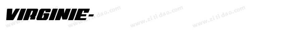 Virginie字体转换