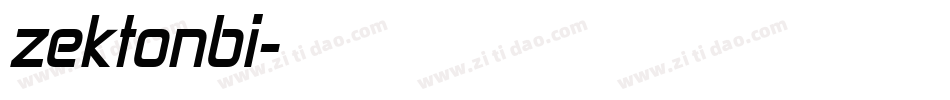 zektonbi字体转换