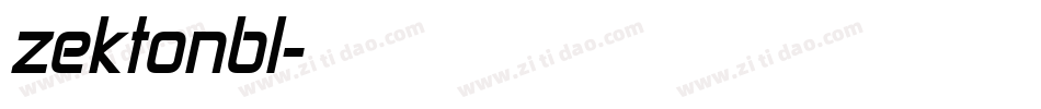 zektonbl字体转换