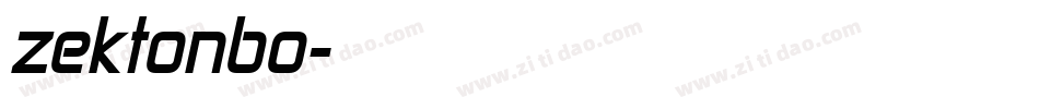 zektonbo字体转换