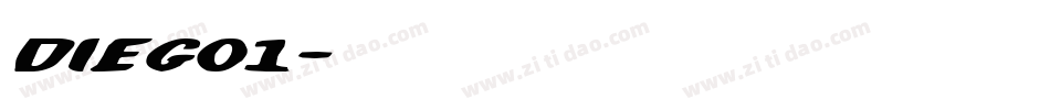 Diego1字体转换