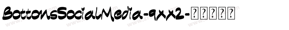 BottonsSocialMedia-9xx2字体转换