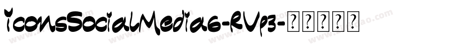IconsSocialMedia6-RVp3字体转换
