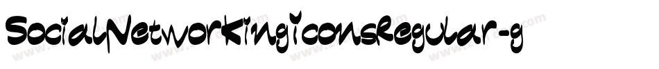 SocialNetworkingIconsRegular-gmnE字体转换