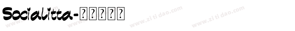 Socialitta字体转换