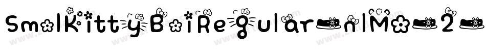 SmolKittyBoiRegular-nlMO-2字体转换