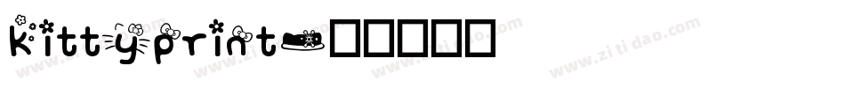 kittyprint字体转换