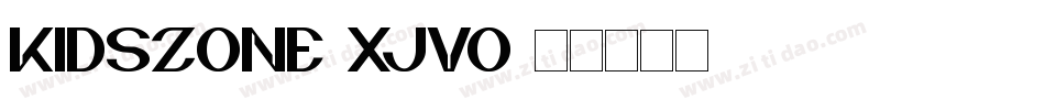 KidsZone-Xjvo字体转换