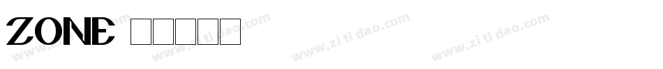 ZONE字体转换