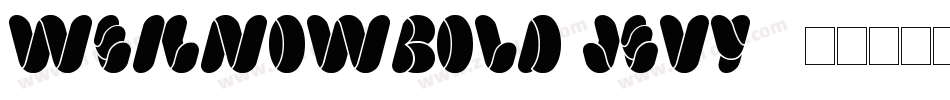WeknowBold-jEVY0字体转换