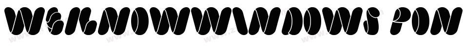 WeknowWindows-PonZ字体转换