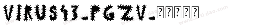 Virus43-pgZv字体转换