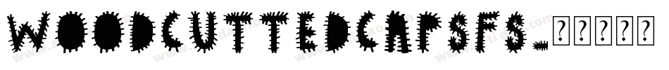 WoodcuttedCapsFS字体转换