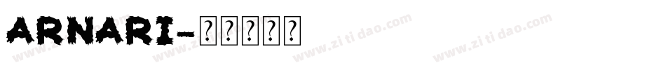 ARNARI字体转换