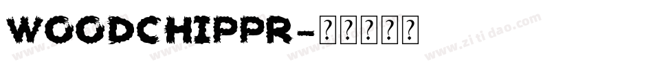 Woodchippr字体转换